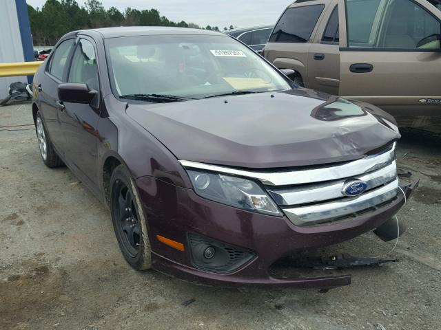 3FAHP0HA6BR252677 - 2011 FORD FUSION SE BURGUNDY photo 1