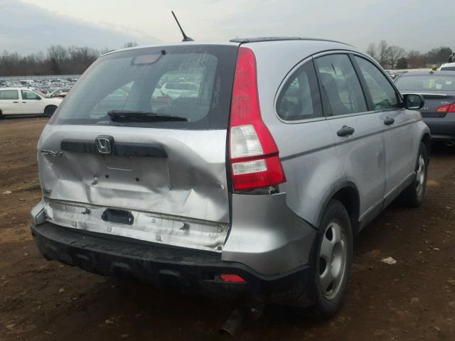 5J6RE48339L031487 - 2009 HONDA CR-V LX SILVER photo 4