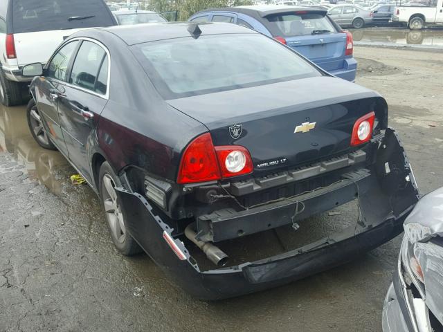 1G1ZC5E03CF217752 - 2012 CHEVROLET MALIBU 1LT 黑色 照片 3