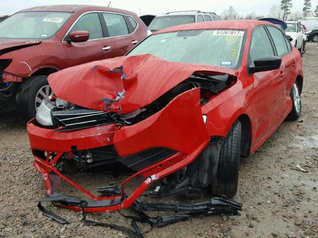 3VWD17AJ3FM236837 - 2015 VOLKSWAGEN JETTA SE RED photo 2