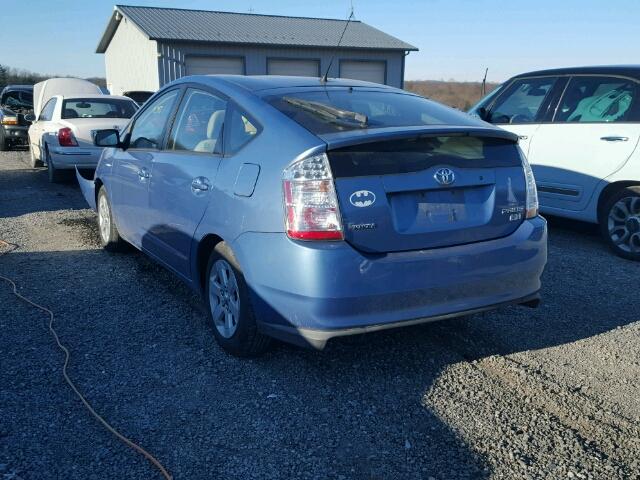 JTDKB20U177577137 - 2007 TOYOTA PRIUS BLUE photo 3