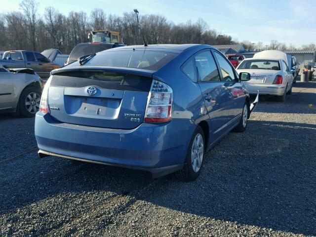 JTDKB20U177577137 - 2007 TOYOTA PRIUS BLUE photo 4