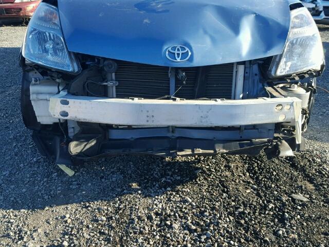 JTDKB20U177577137 - 2007 TOYOTA PRIUS BLUE photo 9