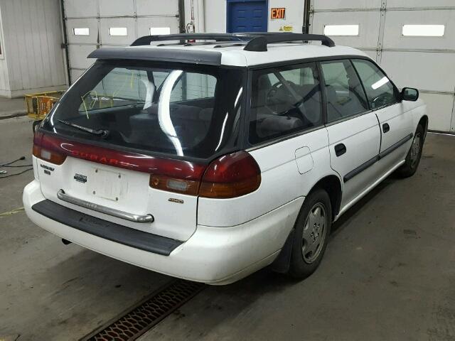 4S3BK4353T7937079 - 1996 SUBARU LEGACY L WHITE photo 4