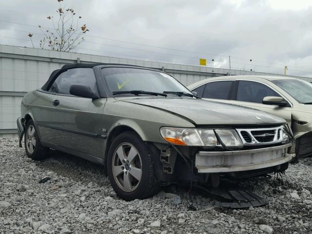 YS3DD78N9X7062425 - 1999 SAAB 9-3 S GREEN photo 1