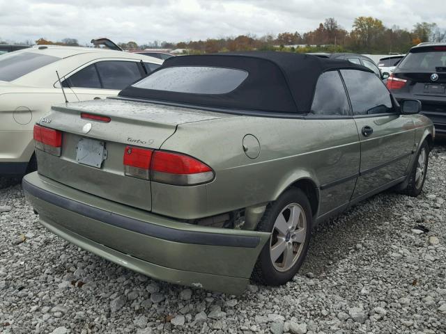 YS3DD78N9X7062425 - 1999 SAAB 9-3 S GREEN photo 4