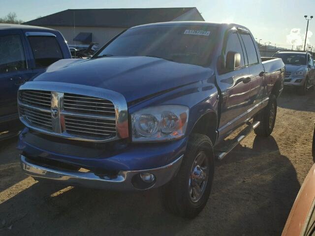 3D7KS28A18G233779 - 2008 DODGE RAM 2500 S BLUE photo 2