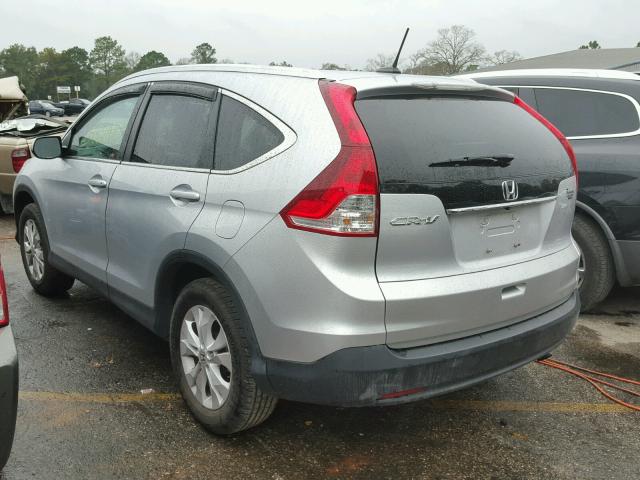 2HKRM3H78EH564892 - 2014 HONDA CR-V EXL SILVER photo 3