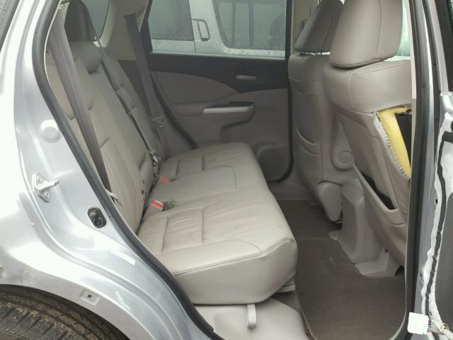 2HKRM3H78EH564892 - 2014 HONDA CR-V EXL SILVER photo 6