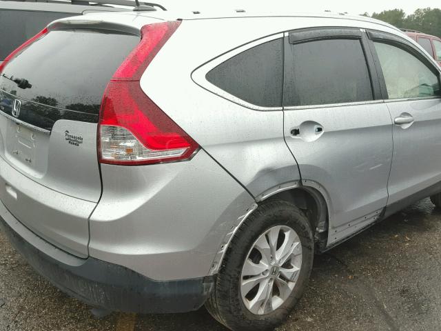 2HKRM3H78EH564892 - 2014 HONDA CR-V EXL SILVER photo 9