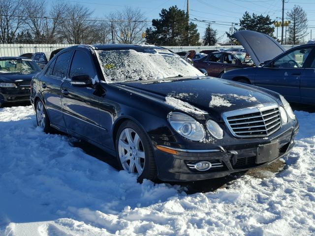 WDBUF56X37B026154 - 2007 MERCEDES-BENZ E 350 BLACK photo 1