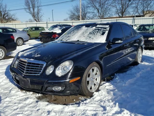 WDBUF56X37B026154 - 2007 MERCEDES-BENZ E 350 BLACK photo 2