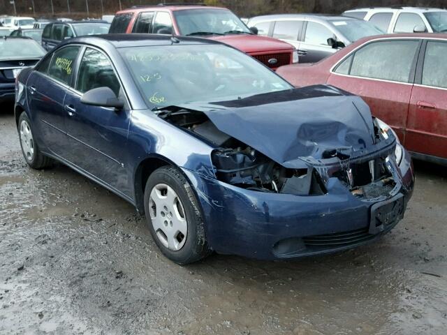 1G2ZF57B184306742 - 2008 PONTIAC G6 VALUE L BLUE photo 1