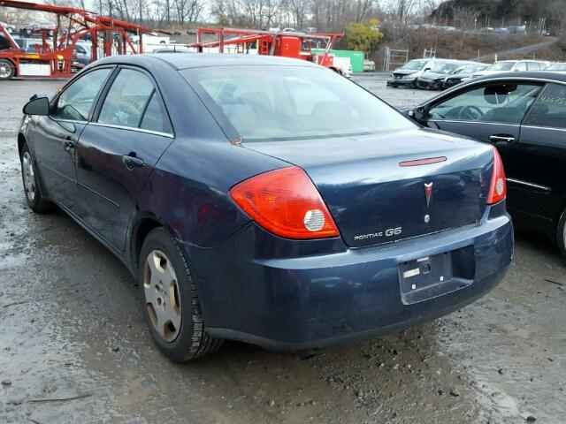 1G2ZF57B184306742 - 2008 PONTIAC G6 VALUE L BLUE photo 3