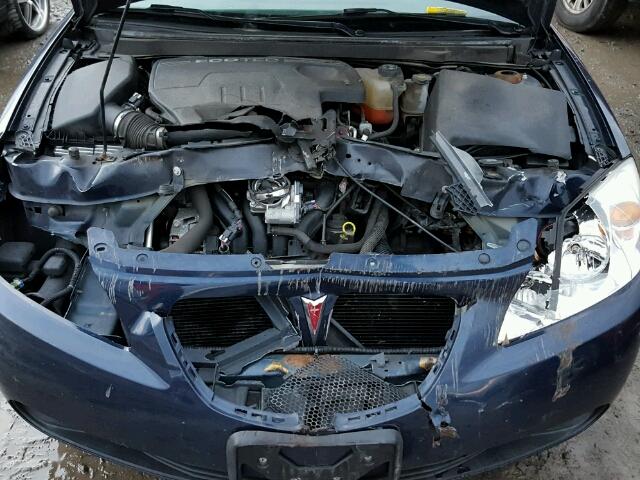 1G2ZF57B184306742 - 2008 PONTIAC G6 VALUE L BLUE photo 7