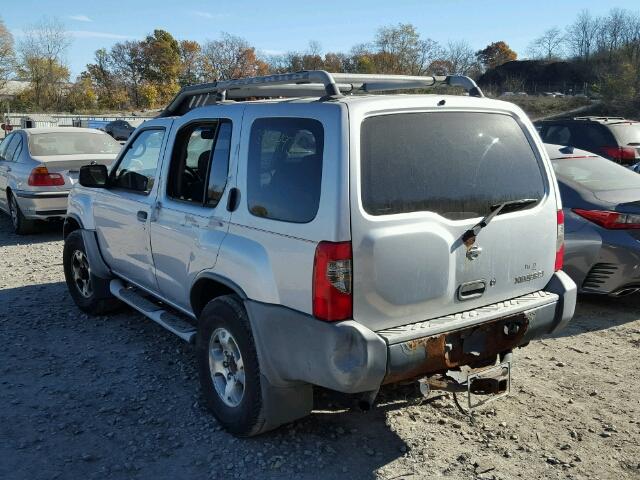 5N1ED28Y9YC553977 - 2000 NISSAN XTERRA XE SILVER photo 3