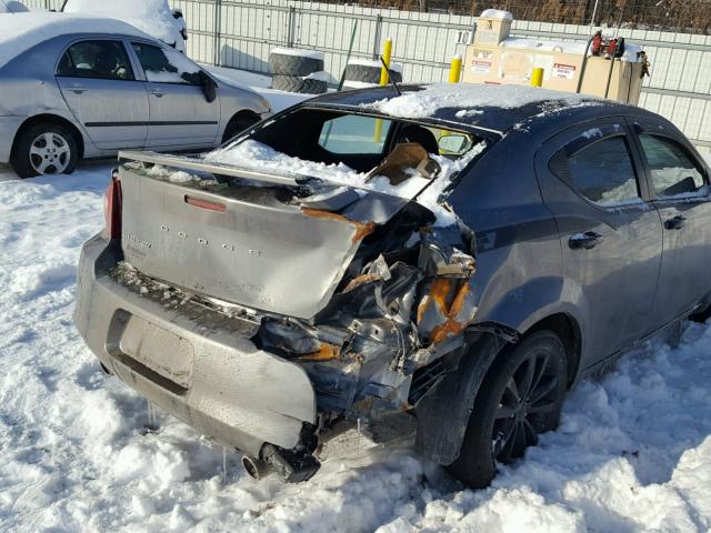 1C3CDZAGXDN749161 - 2013 DODGE AVENGER SE GRAY photo 9