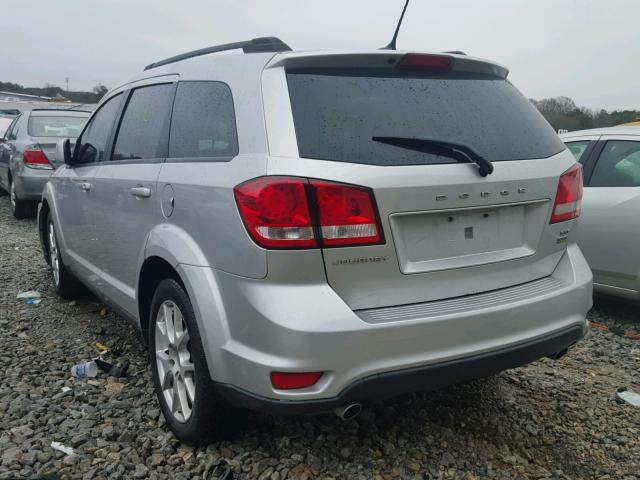 3C4PDCBG6CT208132 - 2012 DODGE JOURNEY SX SILVER photo 3