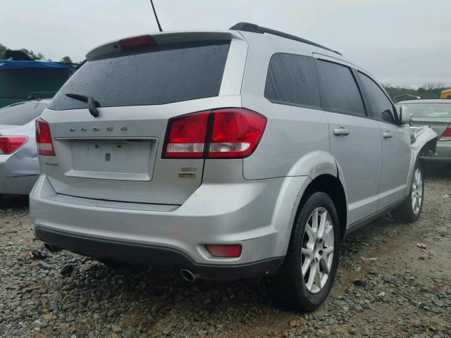 3C4PDCBG6CT208132 - 2012 DODGE JOURNEY SX SILVER photo 4