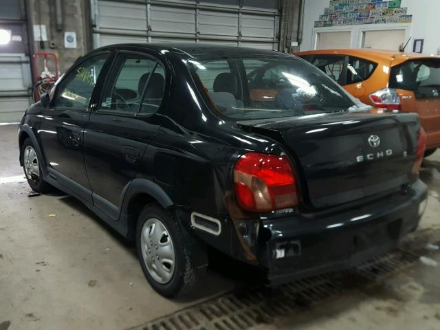 JTDBT1235Y0045685 - 2000 TOYOTA ECHO BLACK photo 3