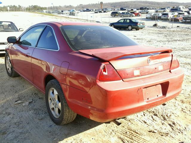 1HGCG2253YA014981 - 2000 HONDA ACCORD EX RED photo 3