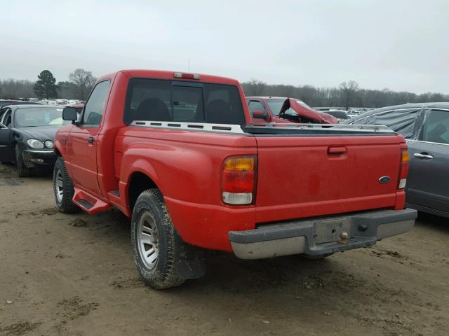 1FTYR10C5WPB61405 - 1998 FORD RANGER RED photo 3