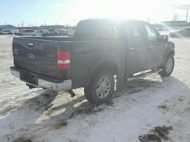 1FTPW14V58FA47218 - 2008 FORD F150 SUPER BLACK photo 4