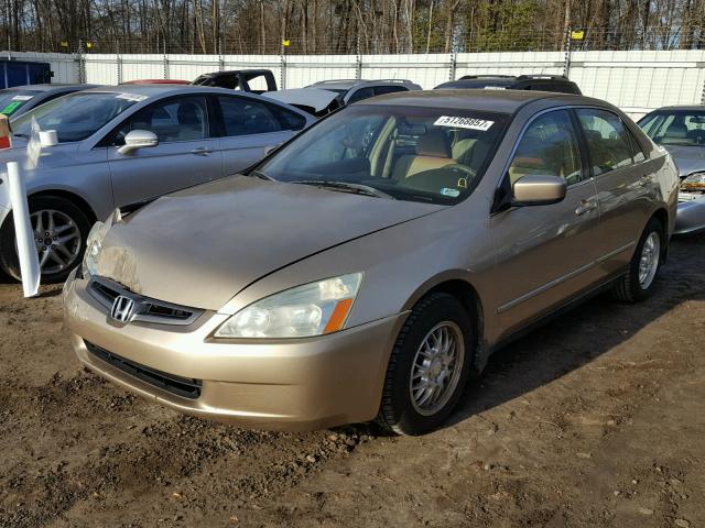 1HGCM56333A124621 - 2003 HONDA ACCORD LX GOLD photo 2