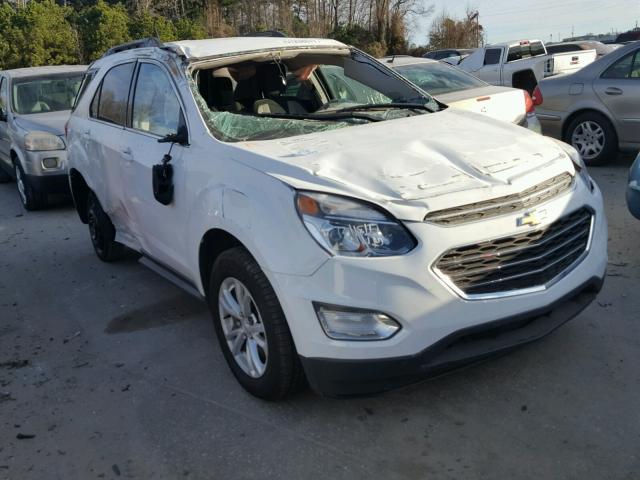 2GNALCEK8H6230564 - 2017 CHEVROLET EQUINOX LT WHITE photo 1