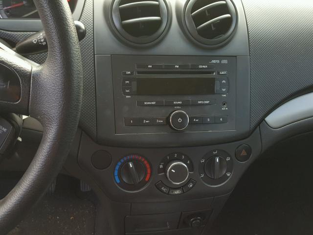 KL1TD56667B045766 - 2007 CHEVROLET AVEO BASE Niebieski zdjęcie 9