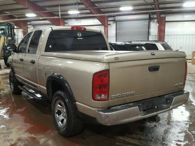 1D7HU18N84S612217 - 2004 DODGE RAM 1500 S GOLD photo 3