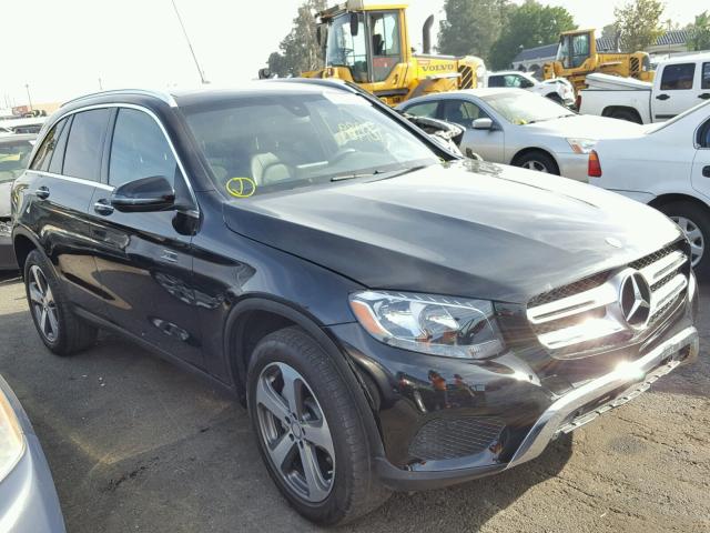 WDC0G4JB9HF143714 - 2017 MERCEDES-BENZ GLC 300 BLACK photo 1