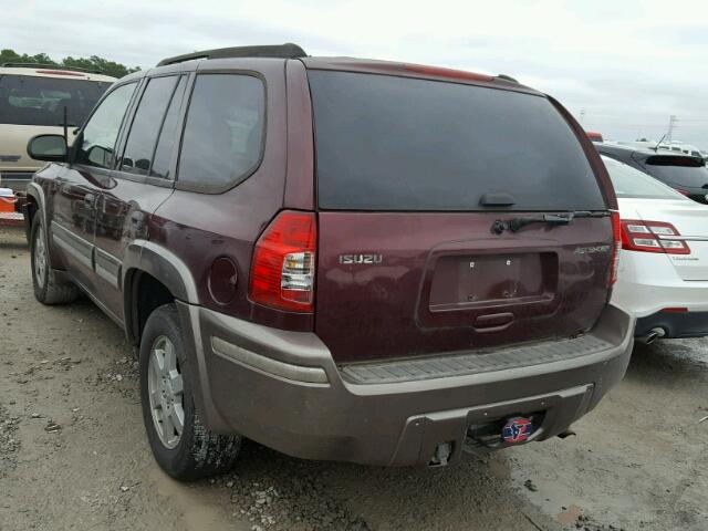 4NUDS13S062700729 - 2006 ISUZU ASCENDER S MAROON photo 3