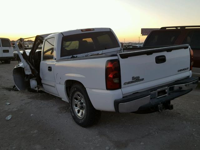 2GCEC13T951160589 - 2005 CHEVROLET SILVERADO WHITE photo 3