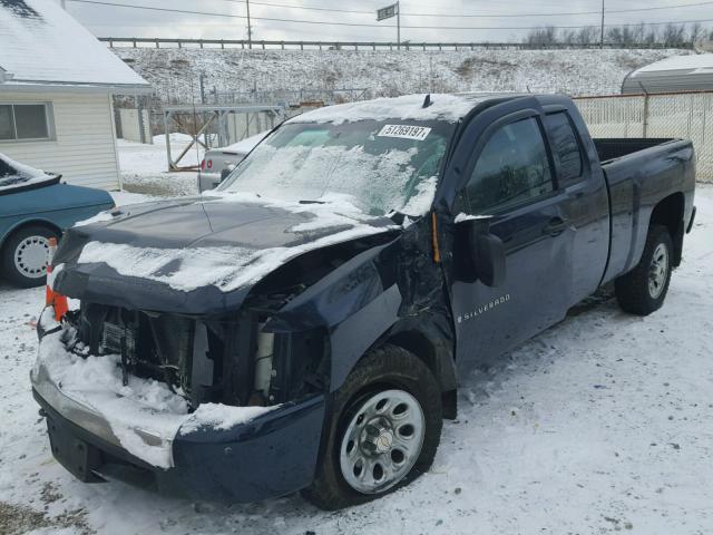 1GCEC19C58Z194029 - 2008 CHEVROLET SILVERADO BLUE photo 2