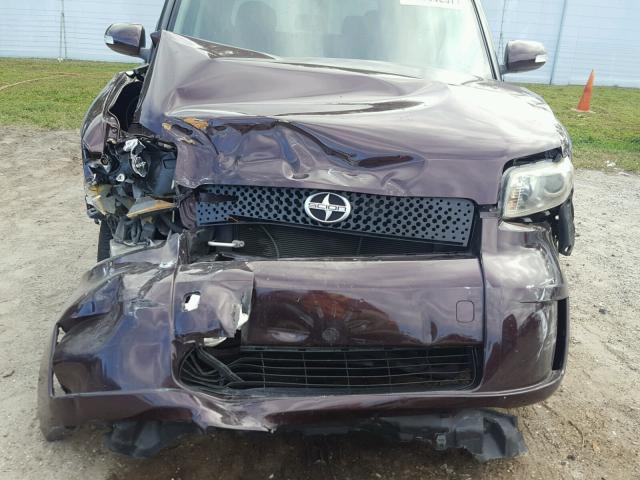 JTLZE4FEXA1109570 - 2010 TOYOTA SCION XB Púrpura foto 7