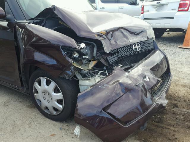 JTLZE4FEXA1109570 - 2010 TOYOTA SCION XB Púrpura foto 9