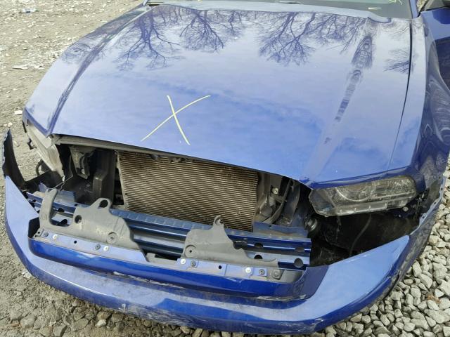 1ZVBP8AM1D5211623 - 2013 FORD MUSTANG BLUE photo 7