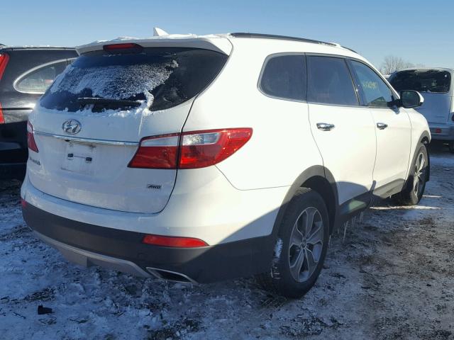 KM8SMDHF3GU144363 - 2016 HYUNDAI SANTA FE S WHITE photo 4