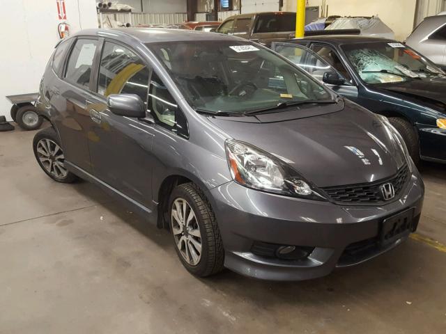 JHMGE8H54CC040260 - 2012 HONDA FIT SPORT GRAY photo 1