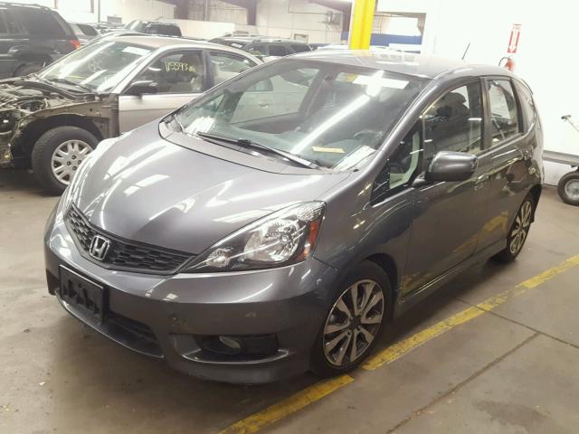 JHMGE8H54CC040260 - 2012 HONDA FIT SPORT GRAY photo 2