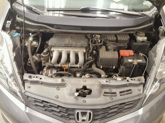 JHMGE8H54CC040260 - 2012 HONDA FIT SPORT GRAY photo 7