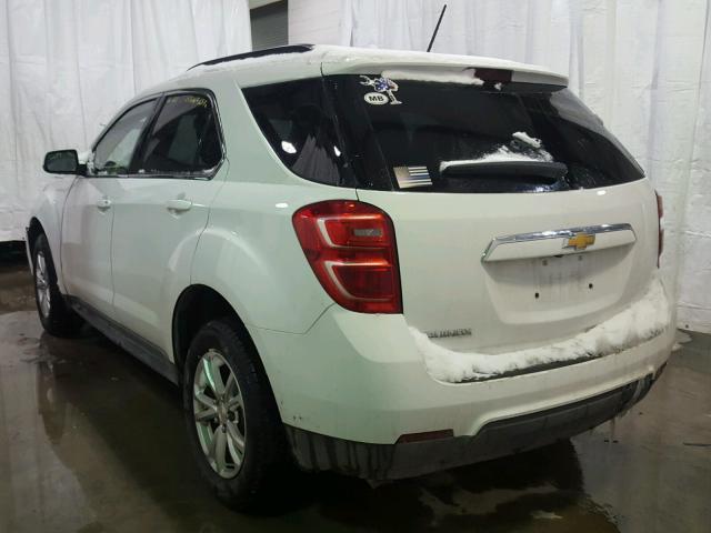 2GNALCEK3H1596025 - 2017 CHEVROLET EQUINOX LT WHITE photo 3