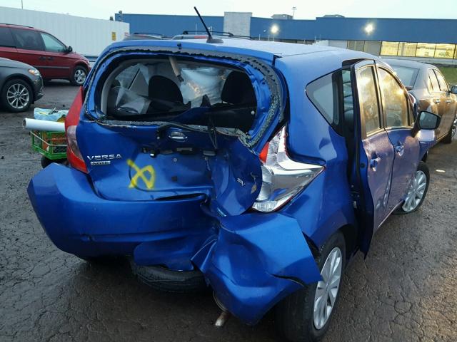 3N1CE2CP2GL361586 - 2016 NISSAN VERSA NOTE BLUE photo 4