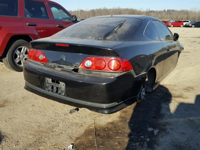 JH4DC53866S006596 - 2006 ACURA RSX BLACK photo 4