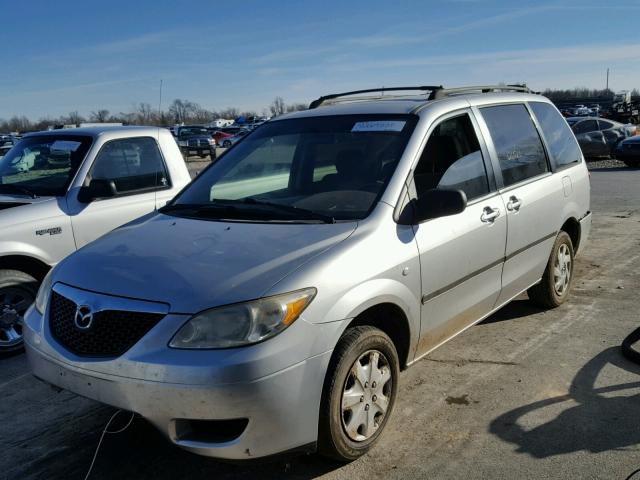 JM3LW28A660569231 - 2006 MAZDA MPV WAGON GRAY photo 2