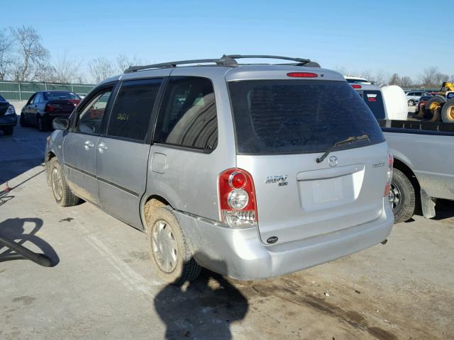 JM3LW28A660569231 - 2006 MAZDA MPV WAGON GRAY photo 3