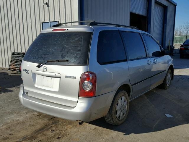 JM3LW28A660569231 - 2006 MAZDA MPV WAGON GRAY photo 4