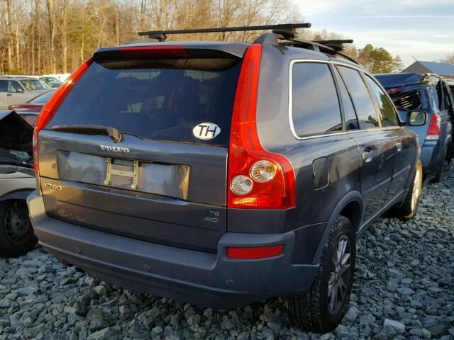 YV1CZ911751188882 - 2005 VOLVO XC90 T6 GRAY photo 4