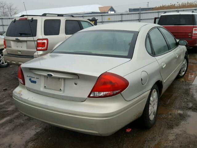 1FAFP53UX6A224760 - 2006 FORD TAURUS SE GOLD photo 4